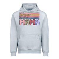 Heather Grey mama Urban Hoodie - MaliasSmallBusiness