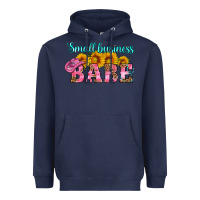 Navy small business babe Heavyweight Hoodie - HRA Design Shop