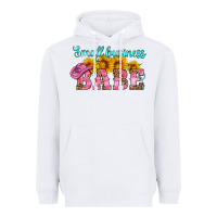 White small business babe Heavyweight Hoodie - HRA Design Shop