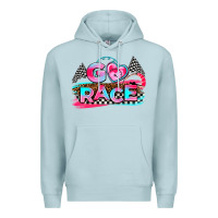 Blue Mist go race Premium Hoodie - AdoDesignShop