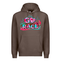 Coffee go race Premium Hoodie - AdoDesignShop