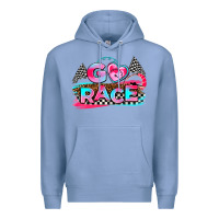 Colony Blue go race Premium Hoodie - AdoDesignShop