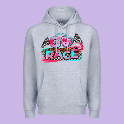 Go Race Premium Hoodie Designed By Adodesignshop