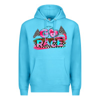 Ocean Blue go race Premium Hoodie - AdoDesignShop