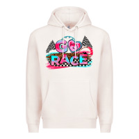 Pale Pink go race Premium Hoodie - AdoDesignShop