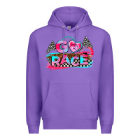 Purple go race Premium Hoodie - AdoDesignShop
