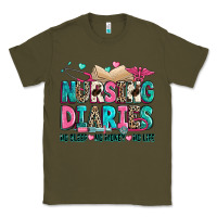 Army Green nursing diaries no sleep no money no life Classic Tee - Zillion Design Studio