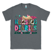 Charcoal Heather nursing diaries no sleep no money no life Classic Tee - Zillion Design Studio