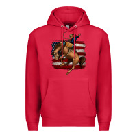 Cardinal Bucking Bronco Premium Hoodie - Jasminsmagicworld