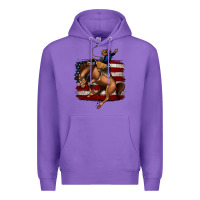 Purple Bucking Bronco Premium Hoodie - Jasminsmagicworld