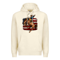 Sandshell Bucking Bronco Premium Hoodie - Jasminsmagicworld
