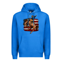 True Royal Bucking Bronco Premium Hoodie - Jasminsmagicworld