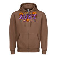 Chestnut aunt basketball Zipper Hoodie - Zillion Design Studio