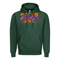 Sports Green aunt basketball Zipper Hoodie - Zillion Design Studio