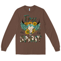 Chestnut western boho free spirit Long Sleeve Tee - texasbilliewilder