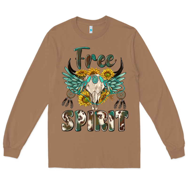 Western Boho Free Spirit Long Sleeve Tee by texasbilliewilder | Teevron