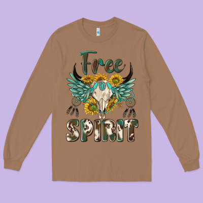 Long Sleeve Tee western boho free spirit