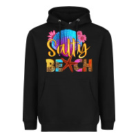 Black salty beach Heavyweight Hoodie - HRA Design Shop