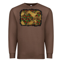 Chestnut christmas trees and leopard background Premium Sweatshirt - BundleAndBundleShop