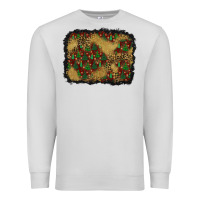 Dove Grey christmas trees and leopard background Premium Sweatshirt - BundleAndBundleShop