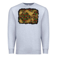 Heather Grey christmas trees and leopard background Premium Sweatshirt - BundleAndBundleShop