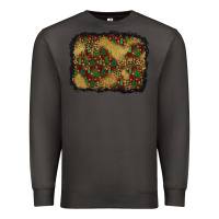 Smoke christmas trees and leopard background Premium Sweatshirt - BundleAndBundleShop