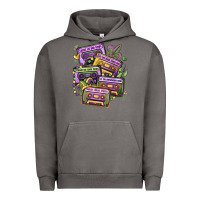 Pigment Tornado mardi gras cassette tapes Urban Hoodie - MaliasSmallBusiness
