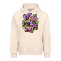 Sandshell mardi gras cassette tapes Urban Hoodie - MaliasSmallBusiness