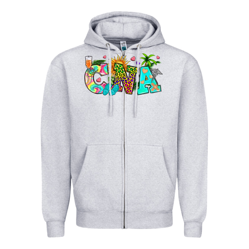 Summer Cna Zipper Hoodie by texasbilliewilder | Teevron