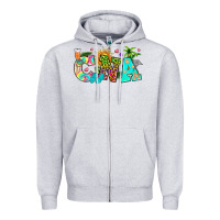 Heather Grey summer cna Zipper Hoodie - texasbilliewilder