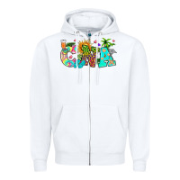 White summer cna Zipper Hoodie - texasbilliewilder