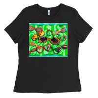 Black sunglasses Ladies Tee - BarkalooDesign