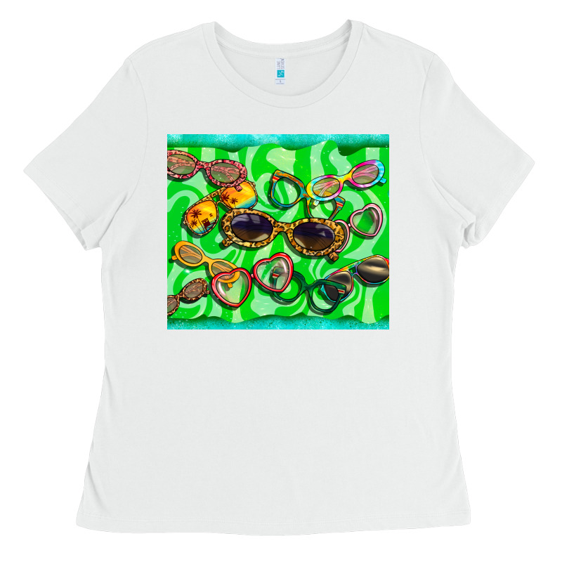 Sunglasses Ladies Tee by BarkalooDesign | Teevron