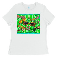 White sunglasses Ladies Tee - BarkalooDesign