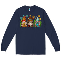 Navy western gnomies Long Sleeve Tee - texasbilliewilder