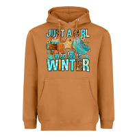 Meerkat just a girl who loves winter Heavyweight Hoodie - FaDigitalArtStudio