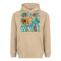 Mushroom just a girl who loves winter Heavyweight Hoodie - FaDigitalArtStudio