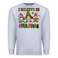 Heather Grey i believe in christmas Premium Sweatshirt - AdoDesignShop