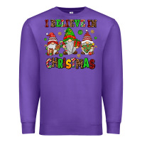 Purple i believe in christmas Premium Sweatshirt - AdoDesignShop