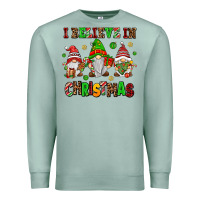 Seafoam i believe in christmas Premium Sweatshirt - AdoDesignShop