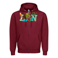 Burgundy summer lpn Zipper Hoodie - texasbilliewilder