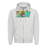 Dove Grey summer lpn Zipper Hoodie - texasbilliewilder