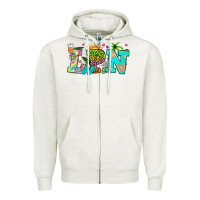 Oatmeal Heather summer lpn Zipper Hoodie - texasbilliewilder