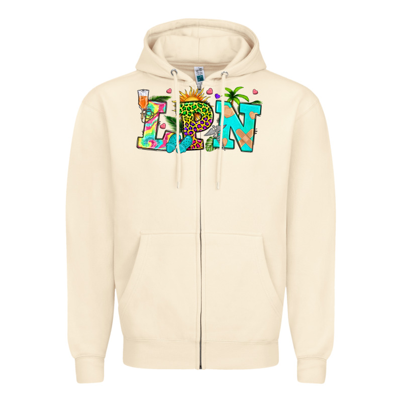 Summer Lpn Zipper Hoodie by texasbilliewilder | Teevron