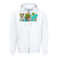 White summer lpn Zipper Hoodie - texasbilliewilder