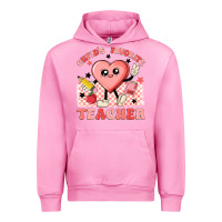 Fuchsia Pink cupid's favorite teacher Urban Hoodie - MaliasSmallBusiness