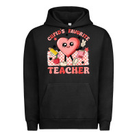 Pigment Black cupid's favorite teacher Urban Hoodie - MaliasSmallBusiness