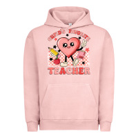 Pigment Salmon cupid's favorite teacher Urban Hoodie - MaliasSmallBusiness