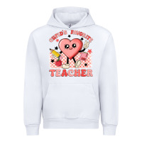 White cupid's favorite teacher Urban Hoodie - MaliasSmallBusiness