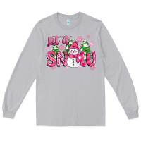 Moon Dust pink christmas let it snow Long Sleeve Tee - Zillion Design Studio